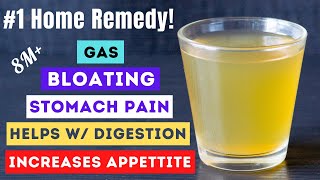 Natural Home Remedy for Belly Bloating Gas amp Stomach Pain  Reduces Gas  8M Babies [upl. by Pavier]