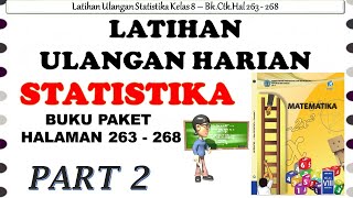 LATIHAN ULANGAN STATISTIKA KELAS 8 PART 2  STATISTIKA KELAS 8  SOAL SOAL STATISTIKA [upl. by Harwin847]