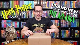 A BRAND NEW HARRY POTTER SUBSCRIPTION BOX  The Azkabox  The Wizarding Trunk [upl. by Atsirhc149]