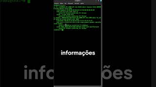 COMO VER SEU IP NO LINUX linux linuxterminal linuxcommands [upl. by Aitnahs]