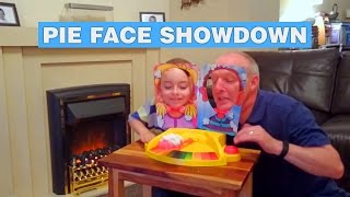 Pie Face Showdown  Pie Face Battle Game [upl. by Aralc596]