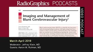 Imaging and Management of Blunt Cerebrovascular Injury [upl. by Eelirrem369]