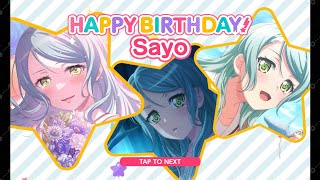 HAPPY BIRTHDAY SAYOBanG Dream  Sayo Hikawa Special amp Precious Birthday Gacha 2500 Stars [upl. by Omari721]