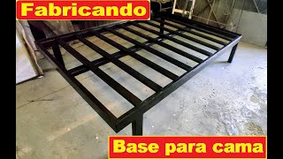 Fabricando Base de Herrería Para Cama  Paso a Paso [upl. by Airetas]