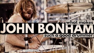 What Makes John Bonham Such a Good Drummer [upl. by Anilag846]