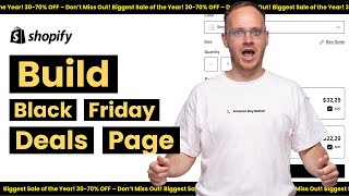 How to Build a Shopify Black Friday Deals Page [upl. by Hugibert]