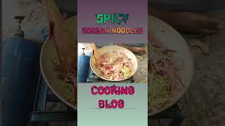 Spicy Korean Noodles Making Blog coockingvlog cooking villfoodcooking [upl. by Douty755]