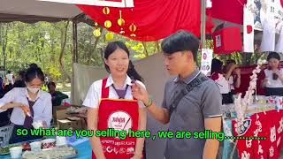 Ep Interview lao students at Market fair [upl. by Annahc]