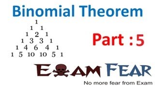 Maths Binomial Theorem part 5 Special case in Binomial theorem CBSE Class X1 [upl. by Oileduab]