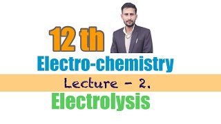 Electrolysis II 12 HBSE CBSE II Electrolysis of molten and Aqueous NaCl II by Sushil Jangra [upl. by Faustine]