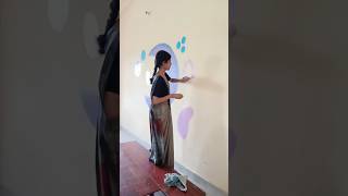 Chand Ki Chitrakala Episode 4 💛 minivlog vlog art walldecor painting [upl. by Ihsakat37]