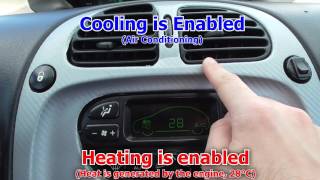 AC amp Heating in the same time HVAC Xsara Picasso [upl. by Hildegaard]