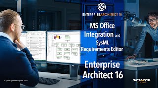 MS Office Integration and SysML Requirements Editor in Enterprise Architect 16 [upl. by Aihtniroc]