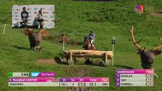 Ros Canter and Zenshera Cross Country ERMeventing 2018 Leg 1 Chatsworth [upl. by Peppie]