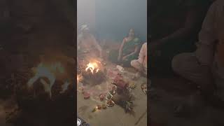 Home pooja with Tahsil dar Magistrate shorts short astrology pooja azamgarh sonumalang [upl. by Adnirol534]