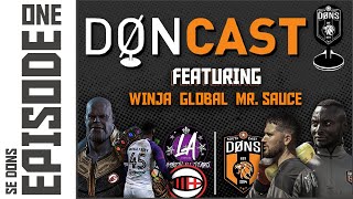 DONCAST EP1  In Depth Sunday League Talk Ft Winja LAS amp Saucy Portland [upl. by Novehs]