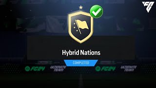 Hybrid Nations SBC Cheapest Solution  EAFC 24 [upl. by Teriann]