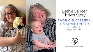 Cancer Survivor Story Finding Treatment After Relapse  Beths Multiple Myeloma Story 4 of 5 [upl. by Ellemrac819]