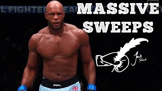 Linton Vassell  Reverse Butterfly Sweeps and Cross Wrist Get Ups Slackys Film Room [upl. by Norbel201]