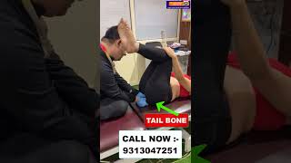 TAIL BONE Treatment  Chiropractic Treatment in India  Sitting Job  Dr Varun  Call  9313047251 [upl. by Fionnula]