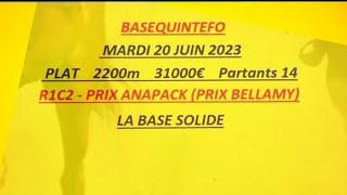 Pronostic PMU Quinté du mardi 20 juin 2023 [upl. by Yasu]