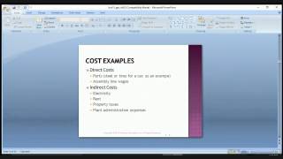 Cost Accounting  Chapter 2 An Introduction To Cost Terms and Purposes [upl. by Casey]