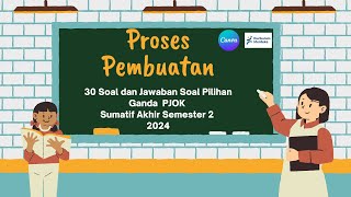 PROSES PEMBUATAN SOAL PJOK KURIKULUM MEREDEKA DI CANVA [upl. by Elag]