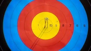 Incredible 3 arrows shot at 70 metres by Olympic Champion Chang Hye Jin 장혜진 [upl. by Glen]