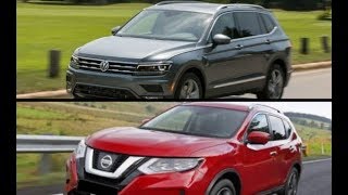 2018 VW Tiguan 3 rows of seats vs 2017 Nissan XTrail 3 rows of seats [upl. by Ecinna]