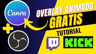 CREA TU propio OVERLAY ANIMADO en CANVA 2024 [upl. by Alhak589]