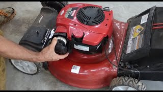 Mower Wont Start  Briggs amp Stratton Plastic Carburetor  EASY Diagnose Removal amp Repair FREE [upl. by Markus477]