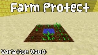 Minecraft Bukkit Plugin  Farm Protect  Stop farmland turning normal [upl. by Kohn]