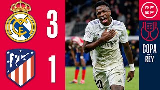 Resumen  Copa del Rey  Real Madrid 31 Atlético de Madrid  Cuartos de final [upl. by Notnil]