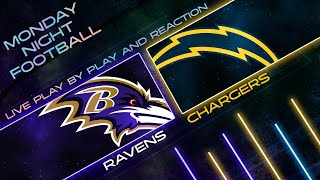 Ravens vs Chargers Live Play by Play amp Reaction [upl. by Misak]