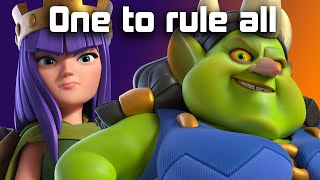 Archer Queen vs everyone in Goblin Queens Journey  Clash Royale [upl. by Devin417]