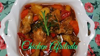 HOW TO COOK CHICKEN AFRITADA simpol chickenrecipe pinoyrecipe howto [upl. by Borrell]