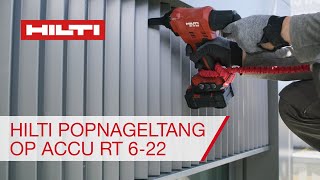 Hilti popnageltang op accu RT 622 [upl. by Assiluy715]