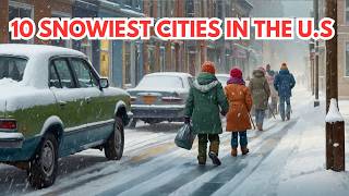 10 Snowiest Cities in the United States 2024 [upl. by Jak]