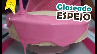 BRILLO o ESPEJO de CHOCOLATE FÁCIL ✨ GLASEADO ✨ MIRROR Cake  by MARIELLY [upl. by Enyrehtac]