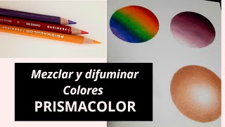 Mezclar colores con lápices Prismacolor [upl. by Red]