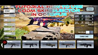 TUTORIAL HOW TO USE CODM SKIN INJECTOR IN OCTOPUS [upl. by Hazaki]