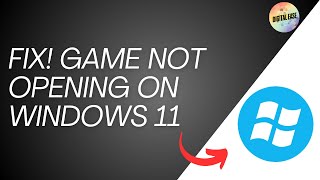 How To Fix Games Not Opening On Windows 11 EASY FIX [upl. by Theta]