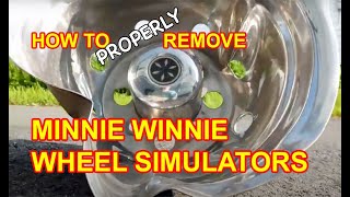 Removing wheel simulators from a 2019 Minnie Winnie [upl. by Melissa]