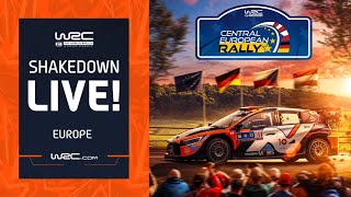 🔴 Shakedown LIVE  WRC Central European Rally 2024 [upl. by Terzas]