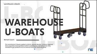 Warehouse UBoats No Rock U Boats Material Handling  National Cart Co [upl. by Ahseneuq437]