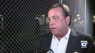 Miami Commissioner Alex Diaz de la Portilla released from jail following arrest [upl. by Pinebrook]