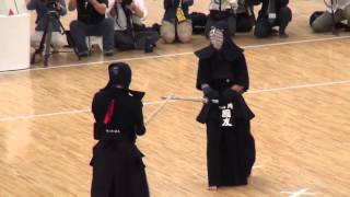 All Japan Kendo Tournament 2014 Final Takenouchi vs Kunitomo [upl. by Kisung]