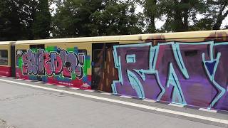 Berlin Subway Graffiti AugustSeptember 2024 Collection of Trains SBahn UBahn T2B Panels amp more [upl. by Sawyor]