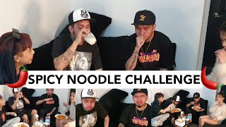 LOONIE × IDYLL  SPICY NOODLE CHALLENGE with Ron Henley × Aira Castor [upl. by Trilbie]