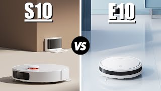 Xiaomi E10 vs Xiaomi S10  Which Robot Vacuum One Is Better [upl. by Cordelie]